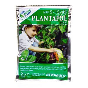 Комплексное удобрение Плантафол Валагро | Plantafol NPK 5.15.45 Valagro (Италия) 25 г
